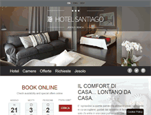 Tablet Screenshot of hotelsantiago.com